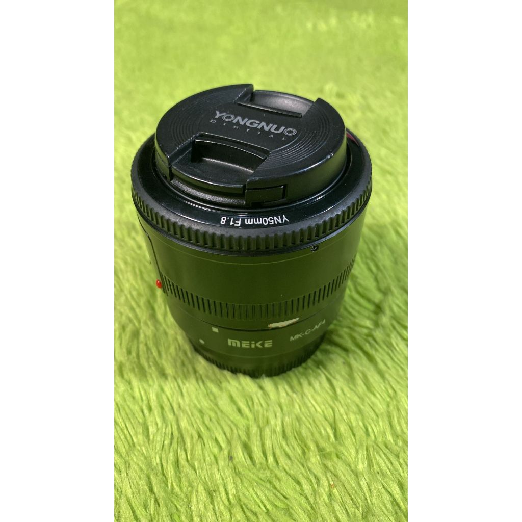 Lensa Bokeh Yongnuo 50mm f1.8 tersedia adapter ke Canon Mirrorless EOSM