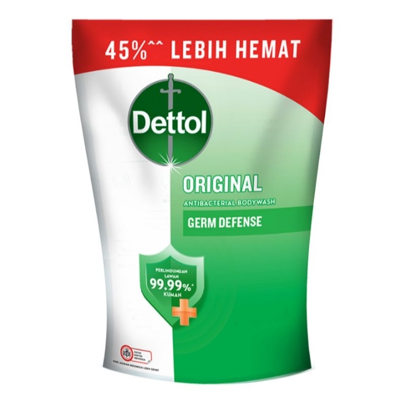 Dettol sabun mandi cair anti bakteri original 800 ml