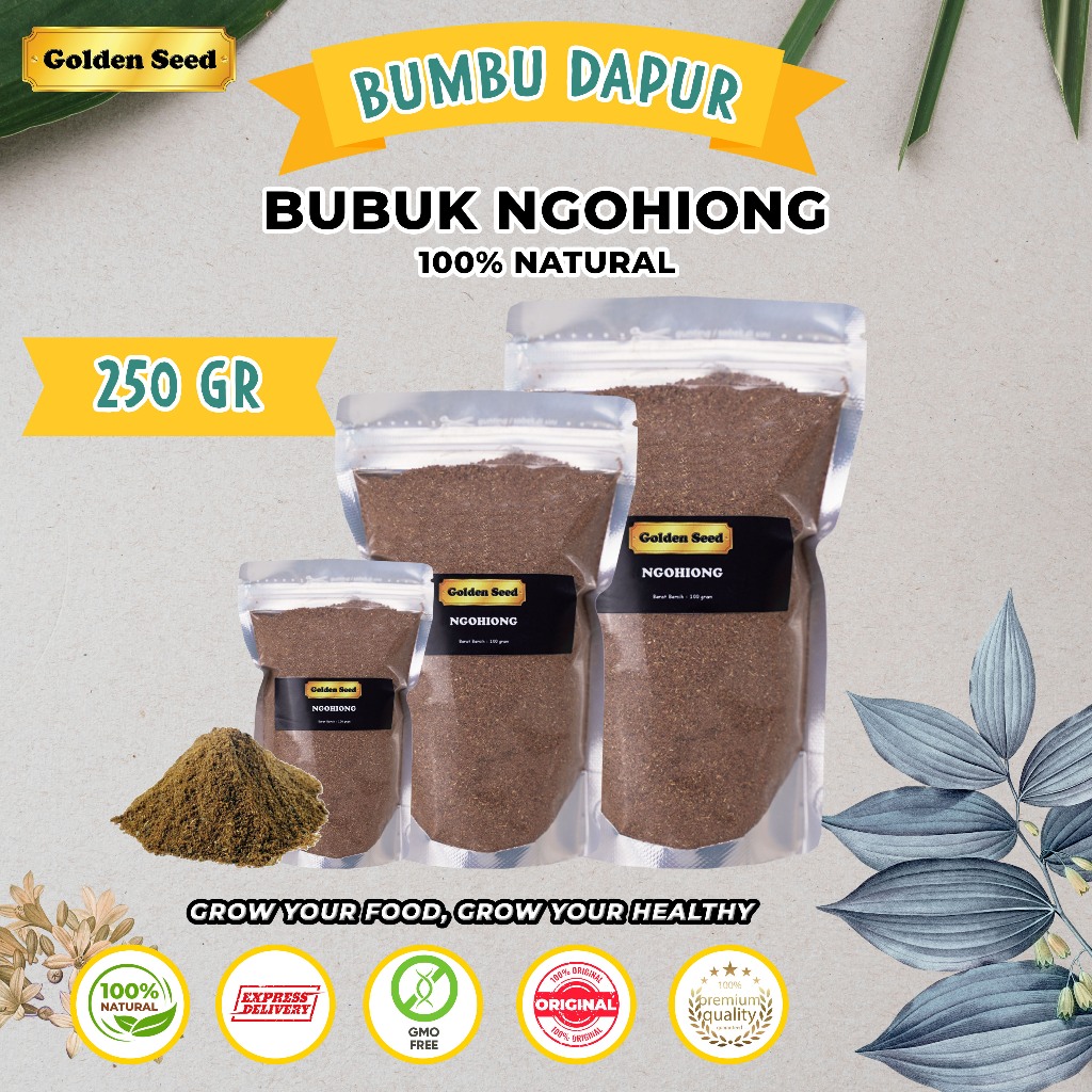 

BUBUK NGOHIONG 250 GRAM / NGOHIONG HALAL 250 GR / CHINESE FIVE SPICES