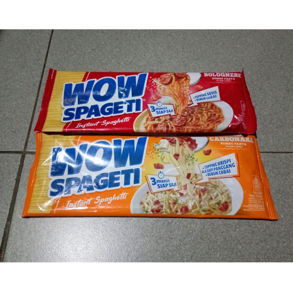 

WOW SPAGETI Instant Spaghetti / Spageti Instan