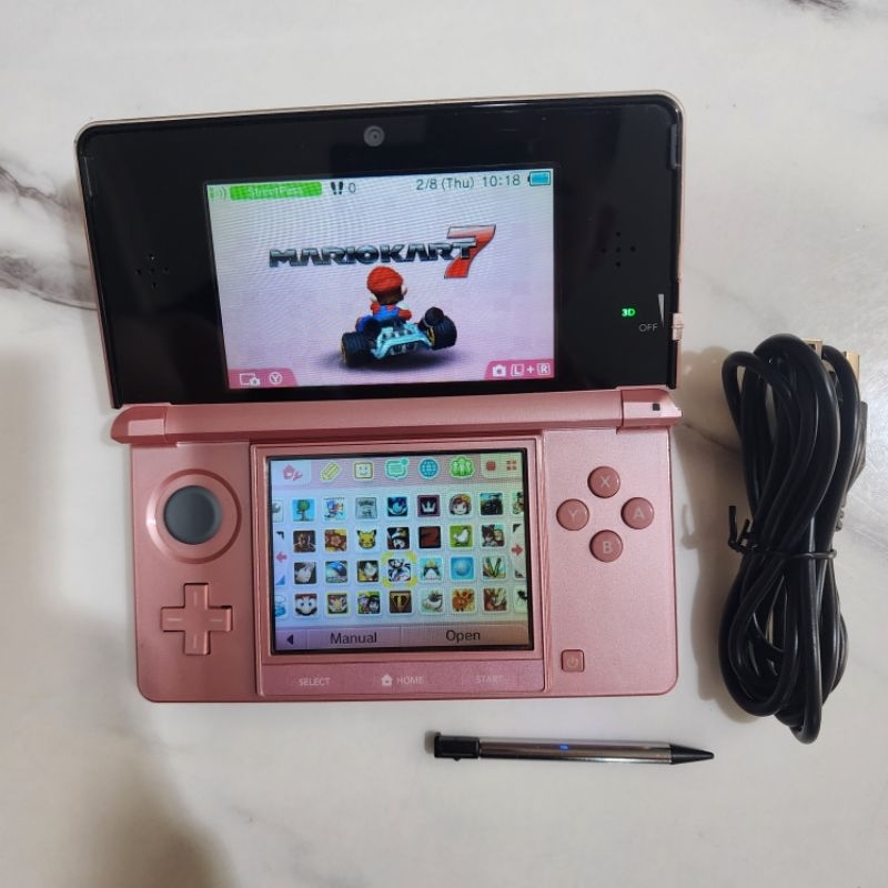 3DS 32GB PINK FULL GAMES CFW SEMUA FUNGSI NORMAL NOT 2DS DS DSI LITE FAT REGULAR XL LL NEW PS PSP PS