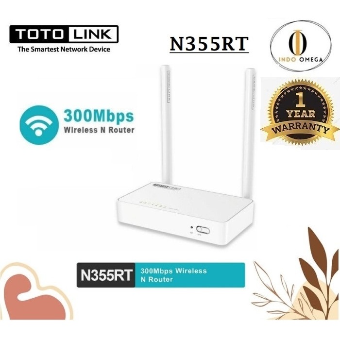 TOTOLINK N355RT Wireless N Router 300Mbps N355 RT