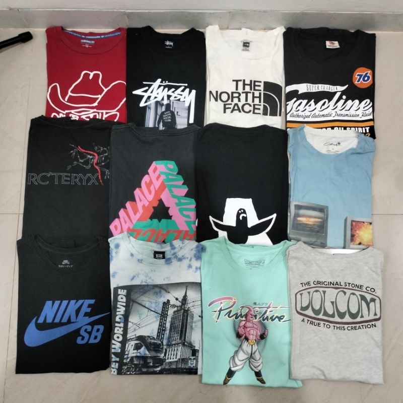 Borongan Kaos Full Brand 12 Pcs