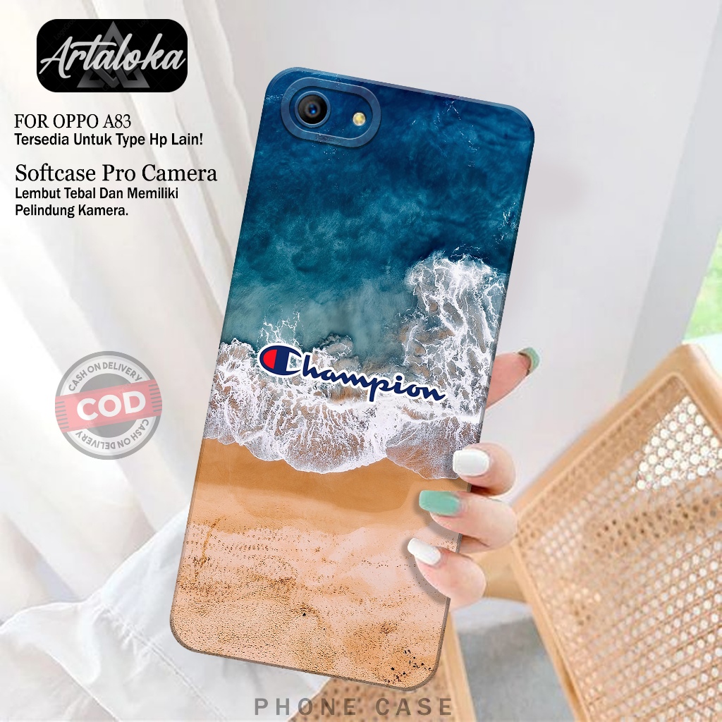 Case Hp OPPO A83 Fashion Case Branded Softcase OPPO A83 Silikon TPU Pro Camera Casing OPPO A83 Cover