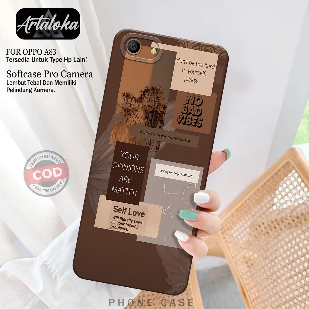 Case Hp OPPO A83 Fashion Case Aesthetic Softcase OPPO A83 Silikon TPU Pro Camera Casing OPPO A83 Cov