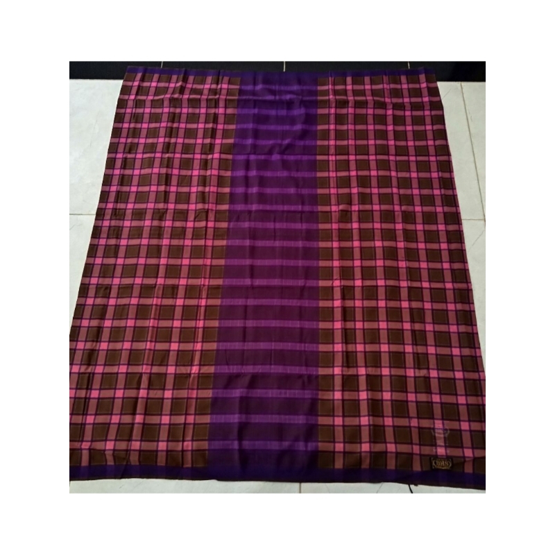 Sarung BHS full sutera 140/2 Gold motif kotak Second