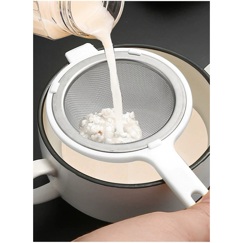 Promo Saringan Teh / Saringan Ampas Kopi / Saringan Stainless Steel Mpasi /Saringan Mpasi Gagang