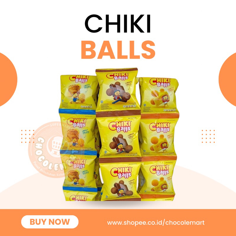 

PROMO 8.8 CHIKI BALLS RENCENG 16g || INDOFOOD || CEMILAN