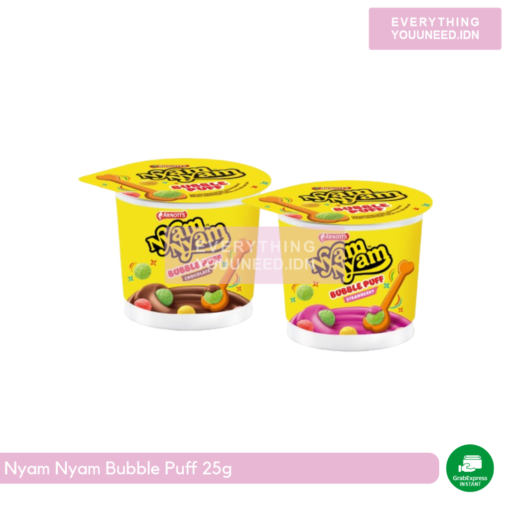 

Nyam Nyam Bubble Puff Chocolate & Strawberry 25g