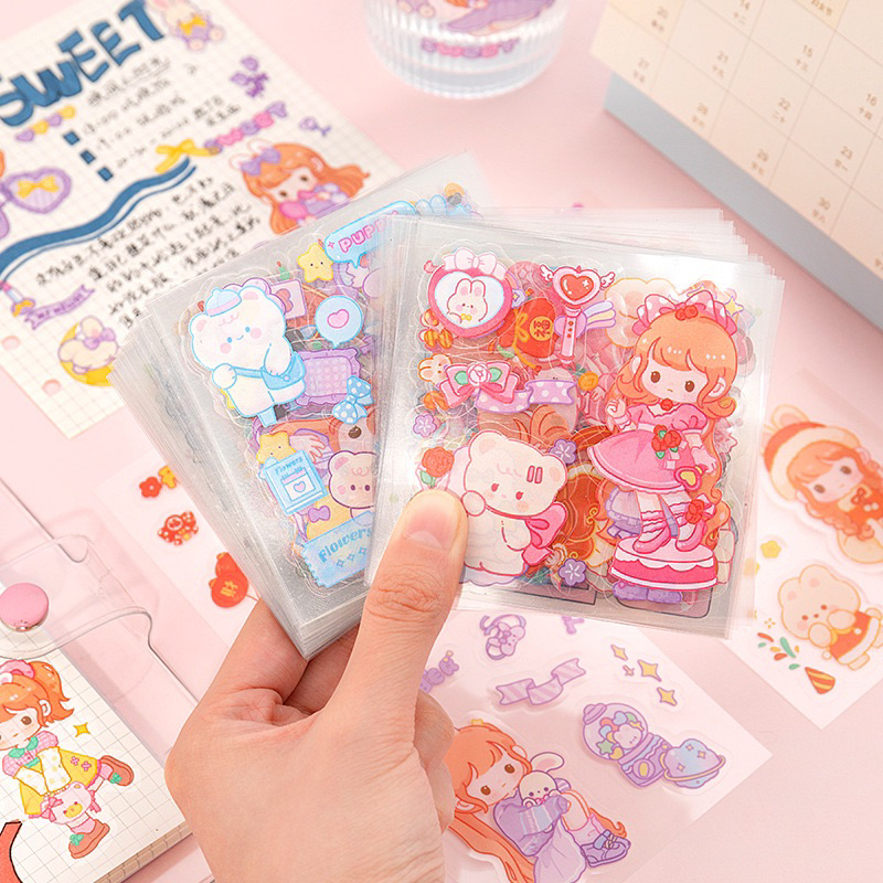 

(MOTIF MAIMAO) STICKER ANAK AESTHETIC KUALITAS TERBAIK MOTIF KARTUN KOREA MANIS IMUT LUCU. STIKER ANTI AIR 1 BOX ISI 100 LEMBAR MURAH, GAMBAR TEMPEL WARNA 2D LUCU. STIKER VIRAL CEWEK COWOK ANAK SEKOLAH. STIKER CANTIK ANIME BINATANG BUAH POHON GAME