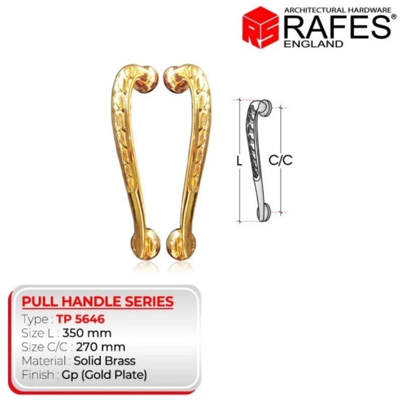 Handle pintu / ANTIQUE pull handle solid brass