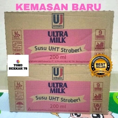 

Susu Ultra Milk Stroberi 200Ml ( Karton )