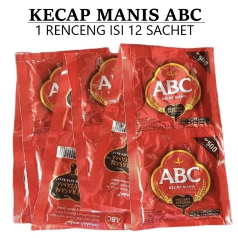 

KECAP ABC 15 Gr 1 RENCENG ISI 12 Sachet