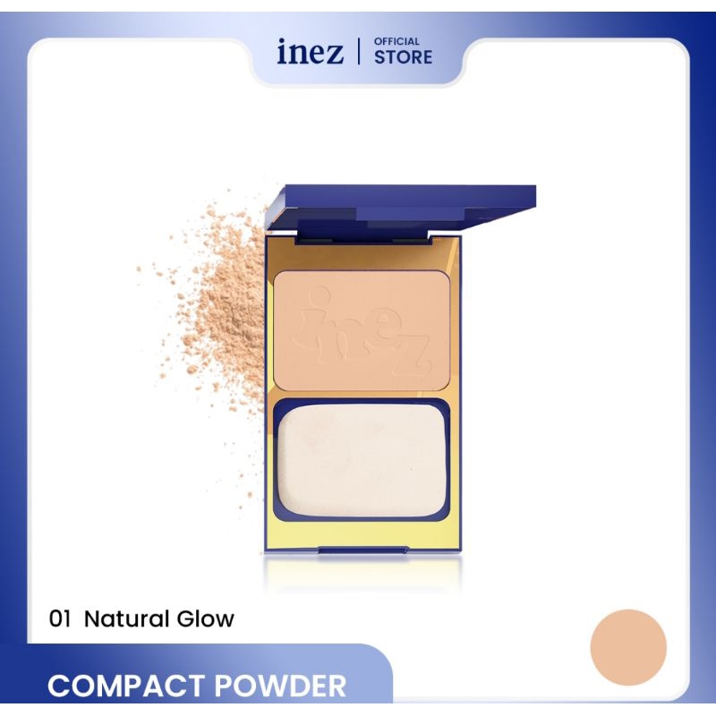 Inez Compact powder / Bedak padat Glowing//TERMURAH