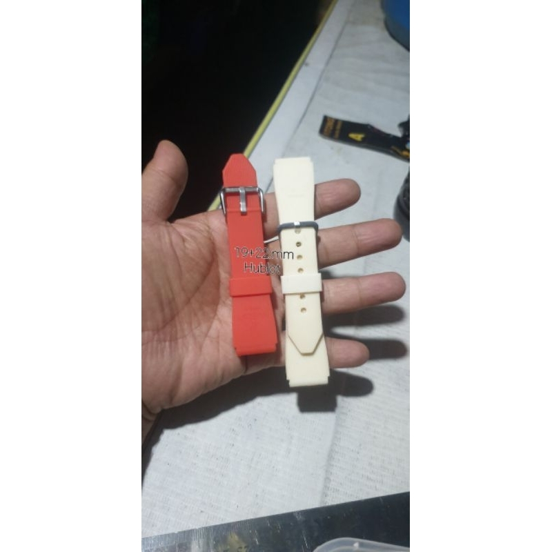 rubber jam hublot strap jam hublot 19.22.mm stok 2 psg
