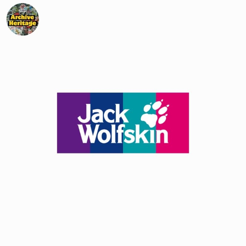 

sticker Jack Wolfskin logo brand clothing hiking stiker
