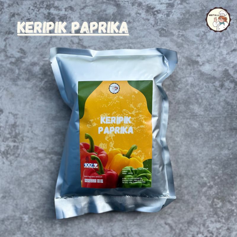 

CAMILAN KERIPIK SAYUR PAPRIKA MINTULLL CHIPS 100 GRAM SNACK KEKINIAN ENAK MURAH CRISPY OLEH OLEH KHAS BATU