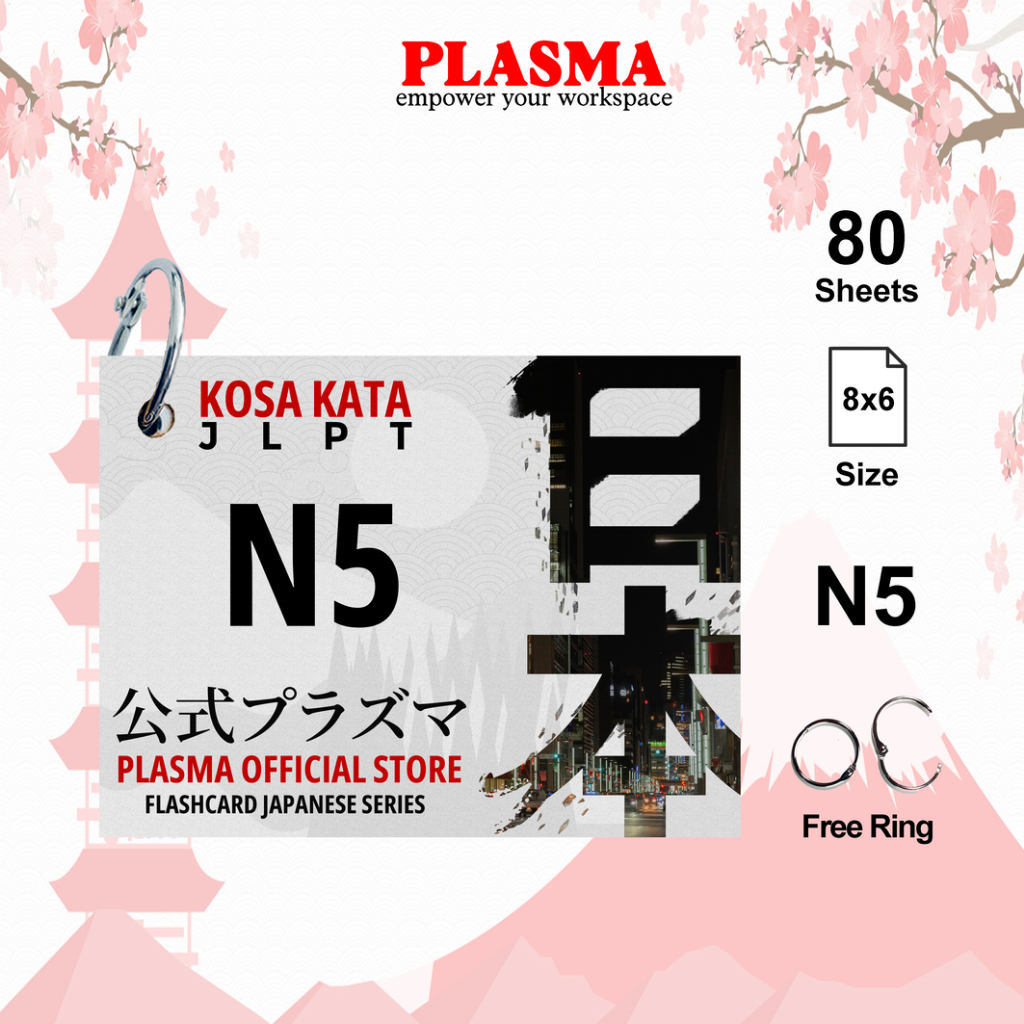 

[FLASH CARD MATERI] KANJI JLPT N5 / NAT-Tes /J.Test Kamus Menghafal Cepat Bahasa Jepang Edukasi