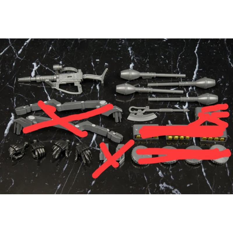 HG 1/144 HGTB Zaku II Psycho Zaku Thunderbolt Bandai Part Weapons