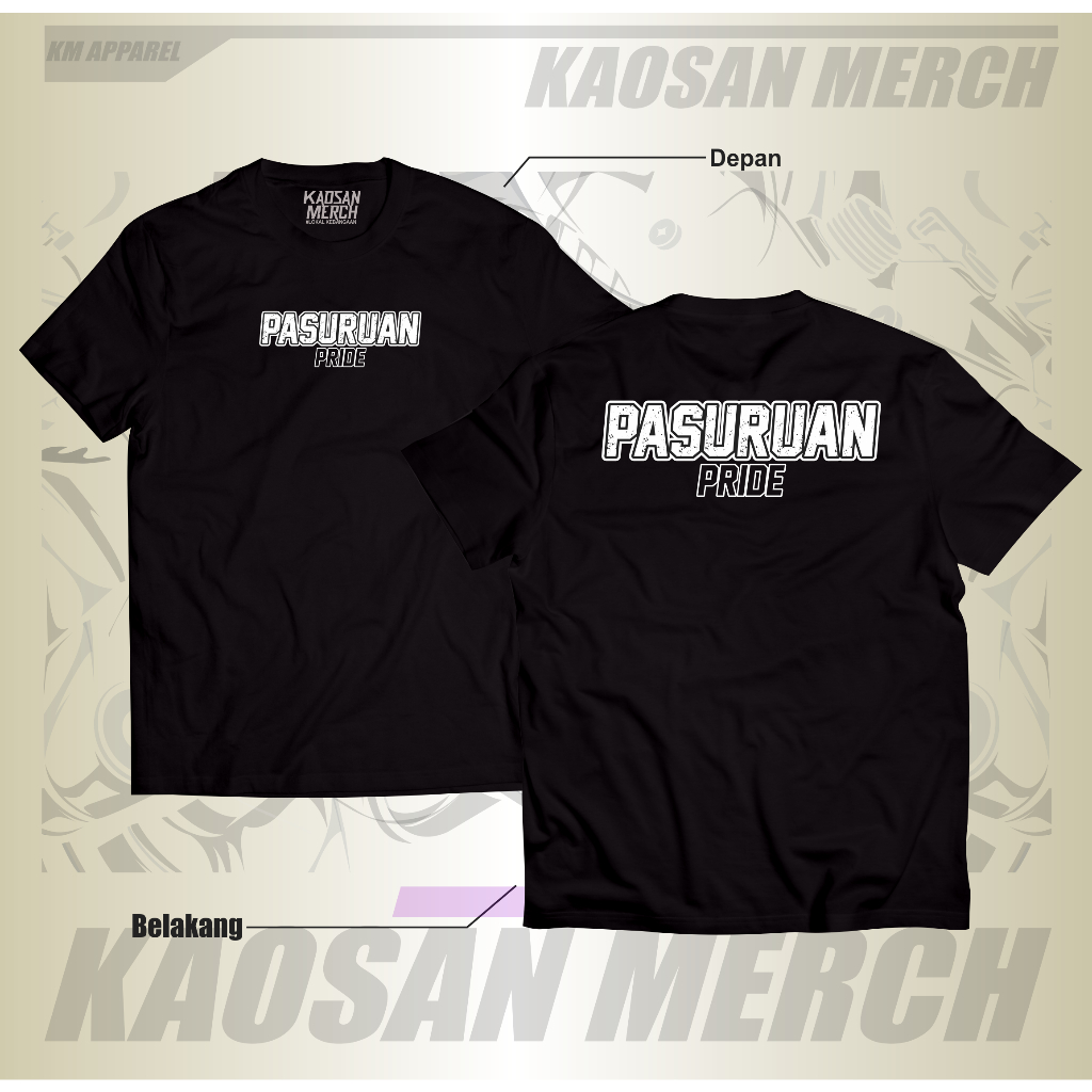 Kaos Pasuruan Tshirt Pasuruan Pride  Printing DTF Premium 100% Cotton combed