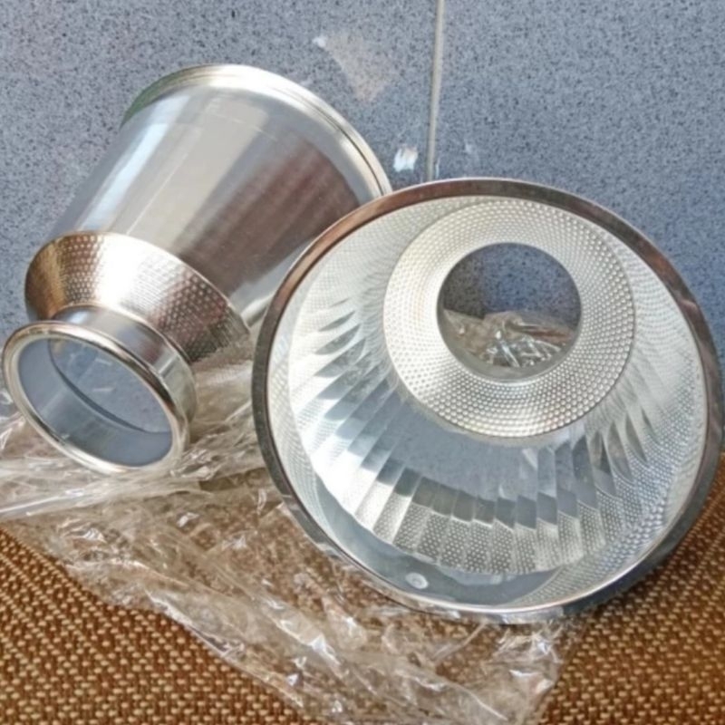 Kap Lampu Downlight ,aluminium kap fitting kap silver