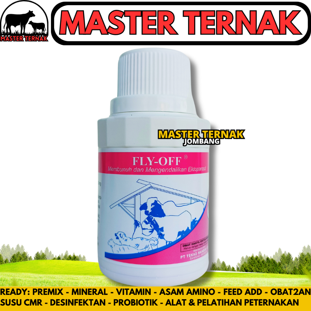 FLY OFF 100ML - Obat Anti Lalat Kutu Nyamuk Pinjal Tungau Caplak Parasit Semprot Hewan - Obat Lalat 