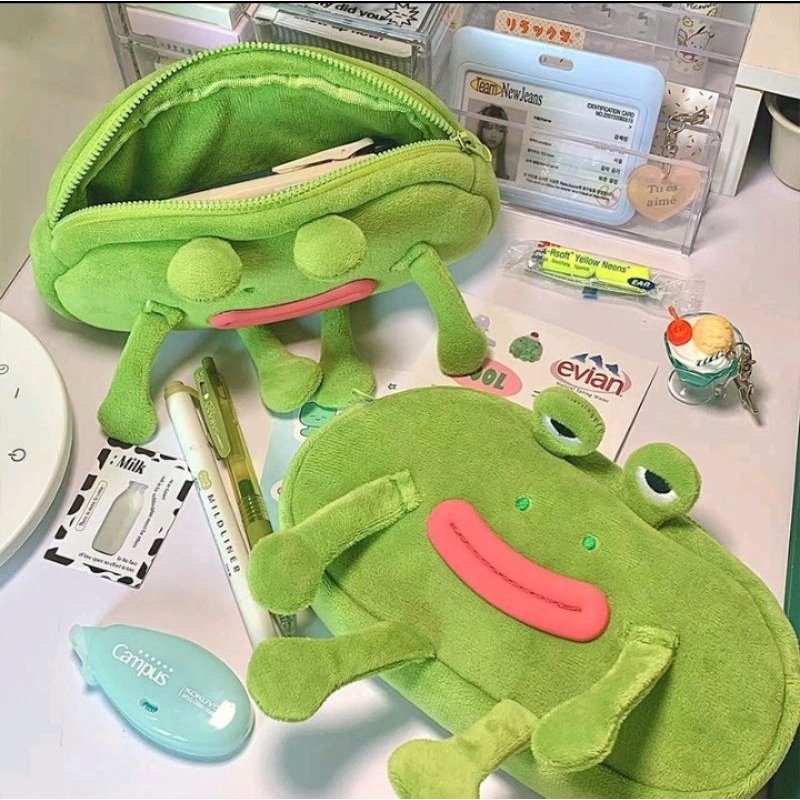 

Tas pensil mewah Mulut Sosis Katak