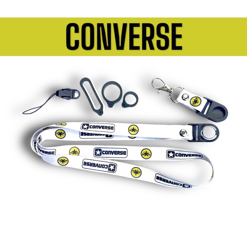

CONVERSE WHITE LANYARD GANTUNGAN HANDPHONE