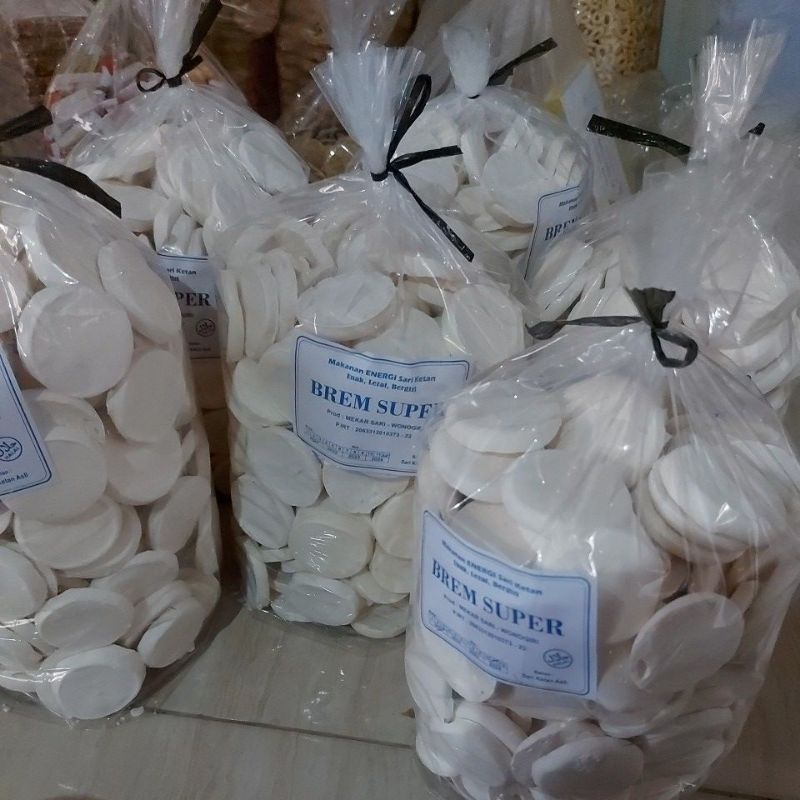 

500 grm BREM MANIS ISI 70 KEPING KHAS MADIUN