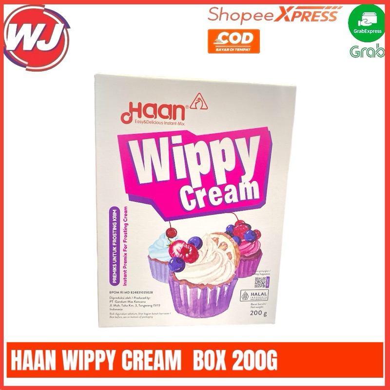 

HAAN WIPPY CREAM BOX 200G