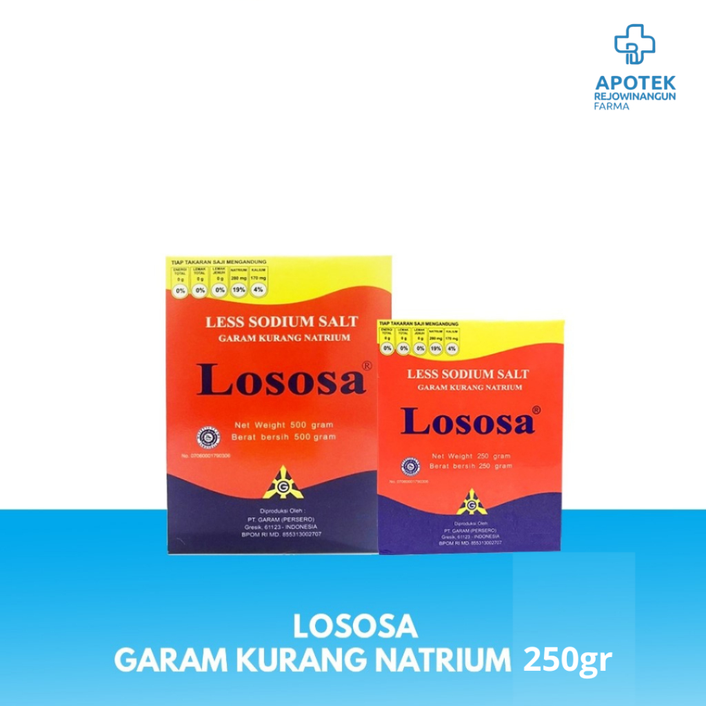 

Lososa Garam Kurang Natrium 250g