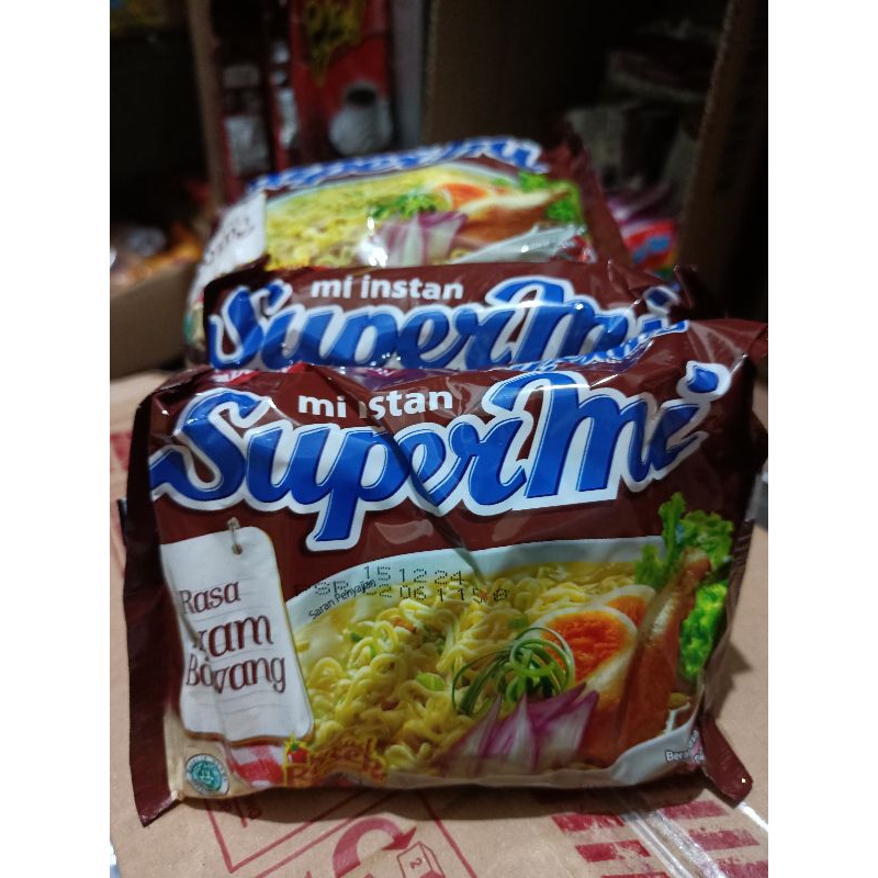 

Supermie Ayam Bawang mie instan 5 pcs