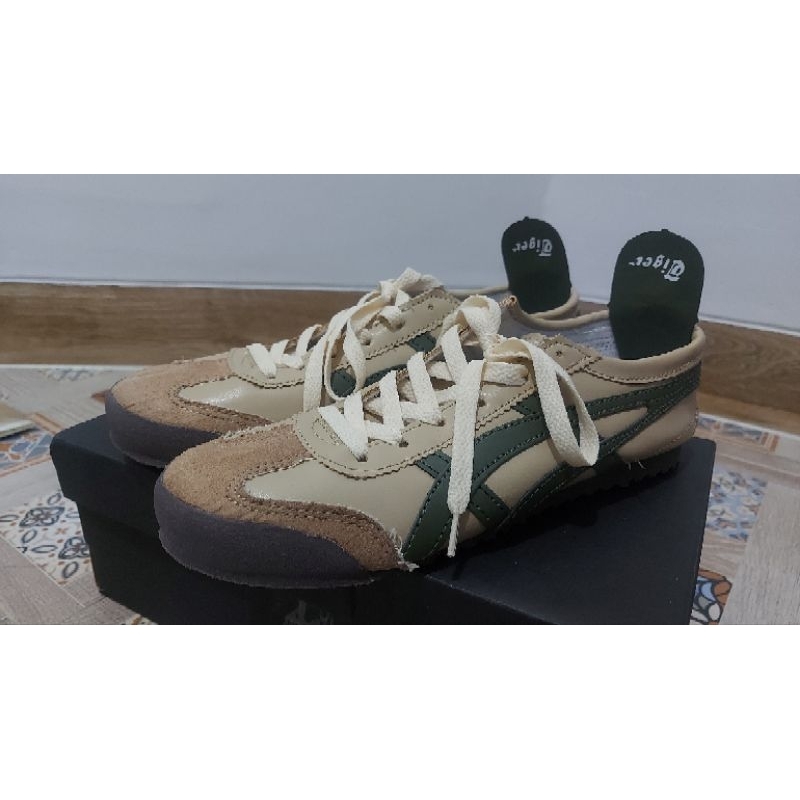 onitsuka tiger leather brown