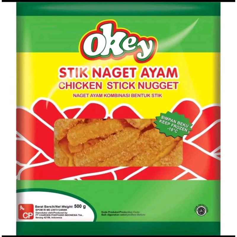 

Okey Stik Nugget Ayam 500 G