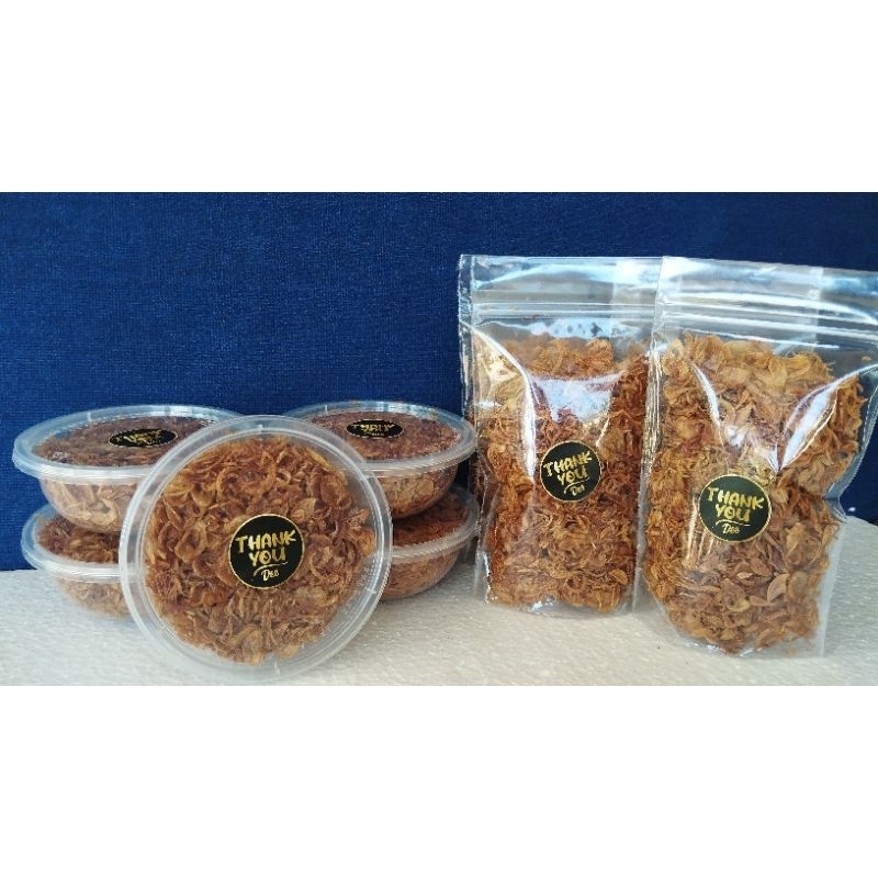 

Bawang merah goreng premium, tanpa garam tanpa tepung 50gr