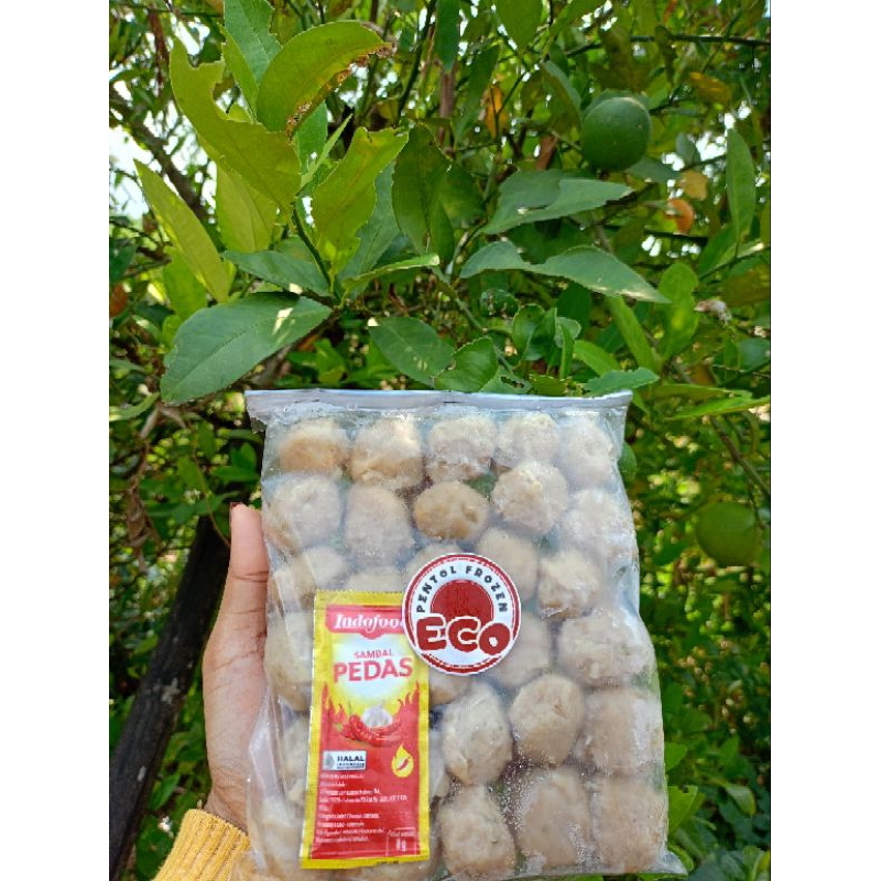 

Pentol frozen ECO isi 30 biji free saos indofood
