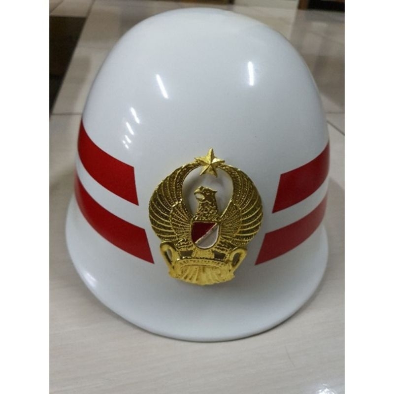 helm upacara TNI AD, helm upacara ekapaksi TNI AD