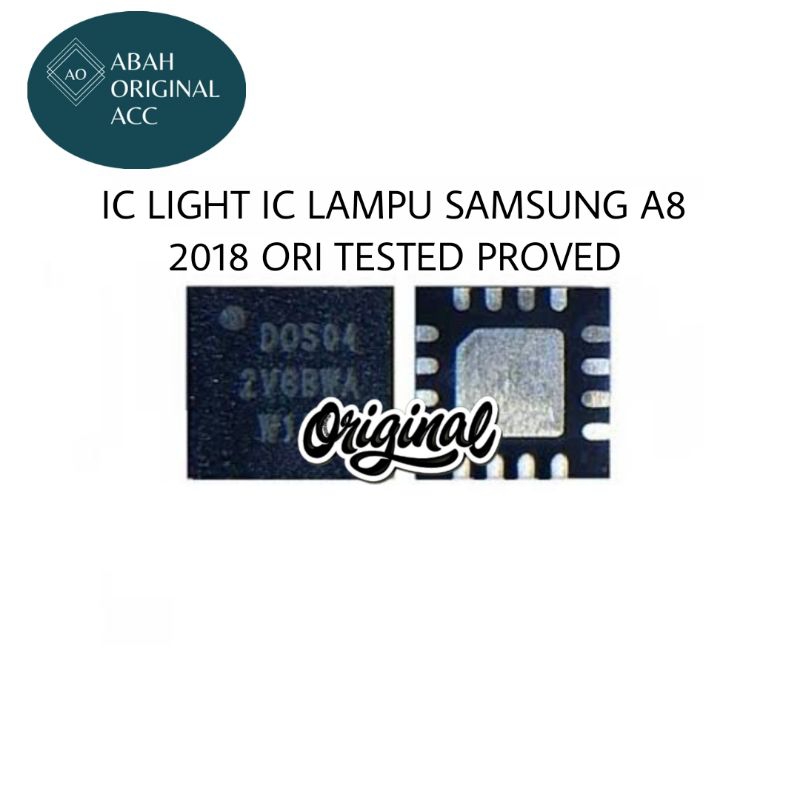 IC LAMPU IC LIGHT IC FLASH SAMSUNG A8 2018 ORI TESTED PROVED