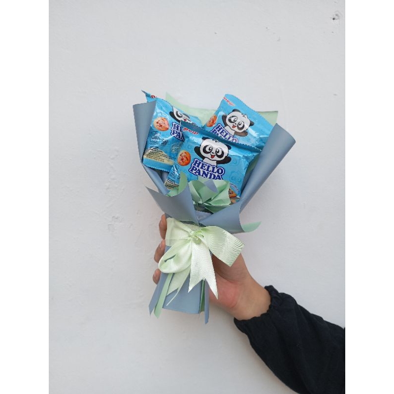 

Mini Snack Bouquet - Buket Snack Mini Biru