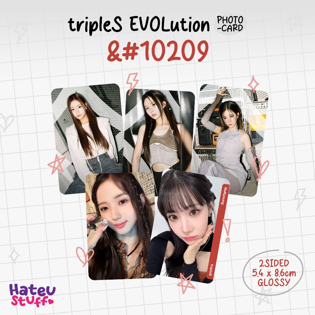 tripleS EVOLution  Unofficial Photocard &#10209 (Mujuk) + Selca + Objekt