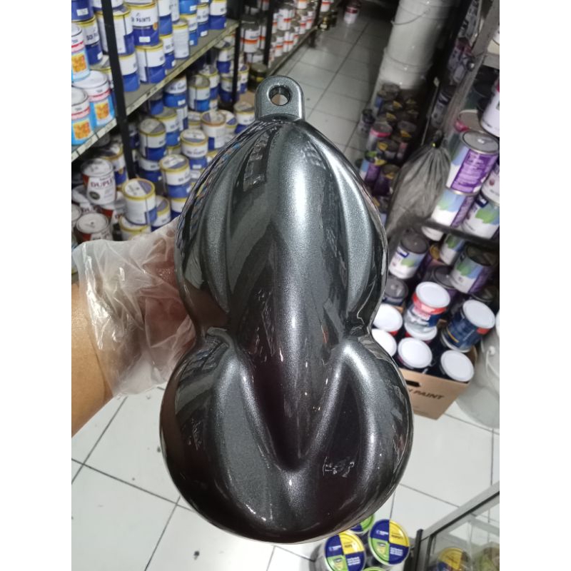 Cat motor abu abu Gunmetal / abu abu metalik / abu abu monyet / Cat custom cat automotive Pu.