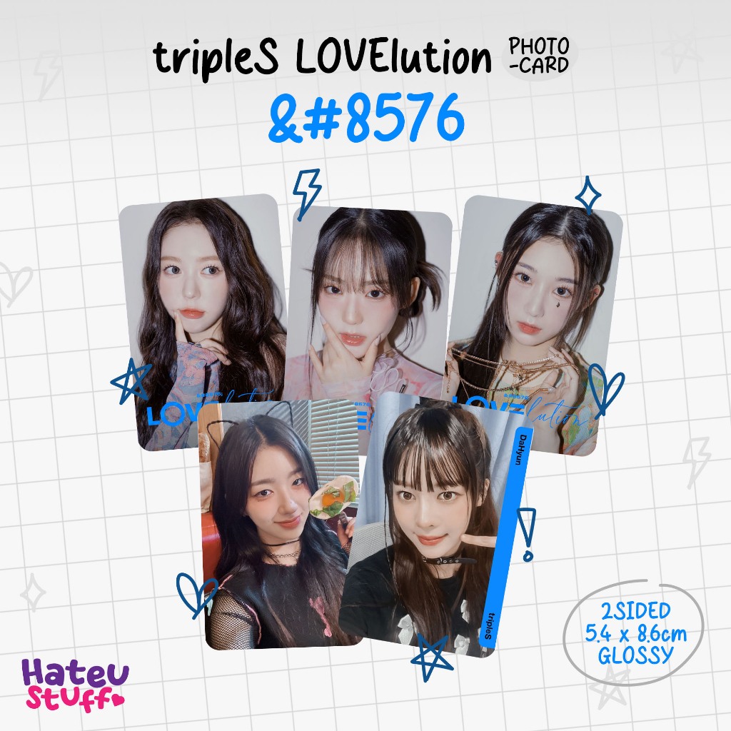 tripleS LOVElution Unofficial Photocard ↀ (Muhan) + Selca + Objekt