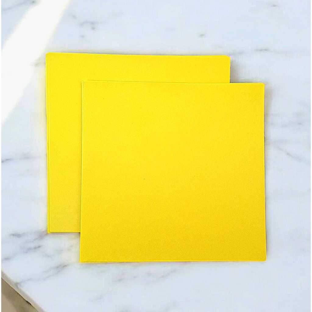 

Kertas Origami Kuning - Isi 20 Lembar