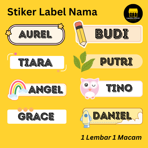 

Stiker label anak