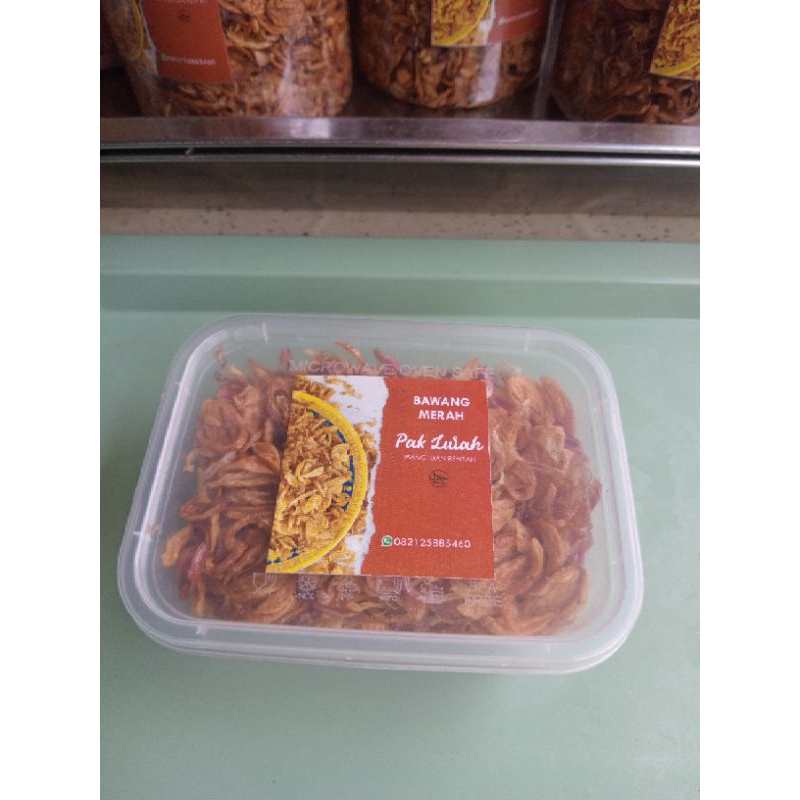 

Bawang Goreng Brebes original tanpa tepungToples 200 ml