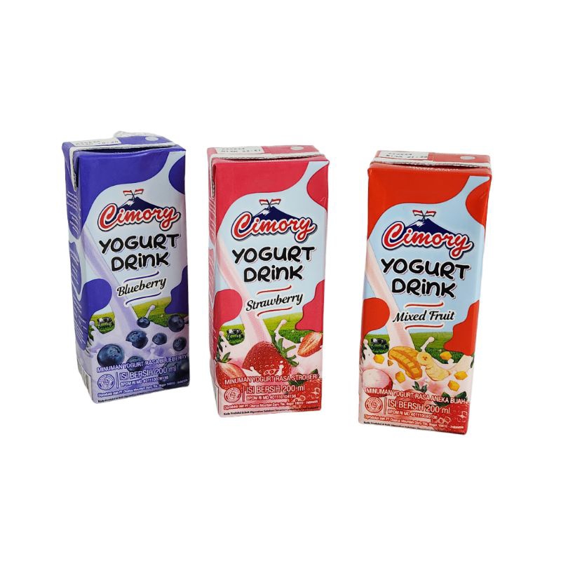 

1 DUS CIMORY YOGURT DRINK 200ML 1 KARDUS ISI 24PCS