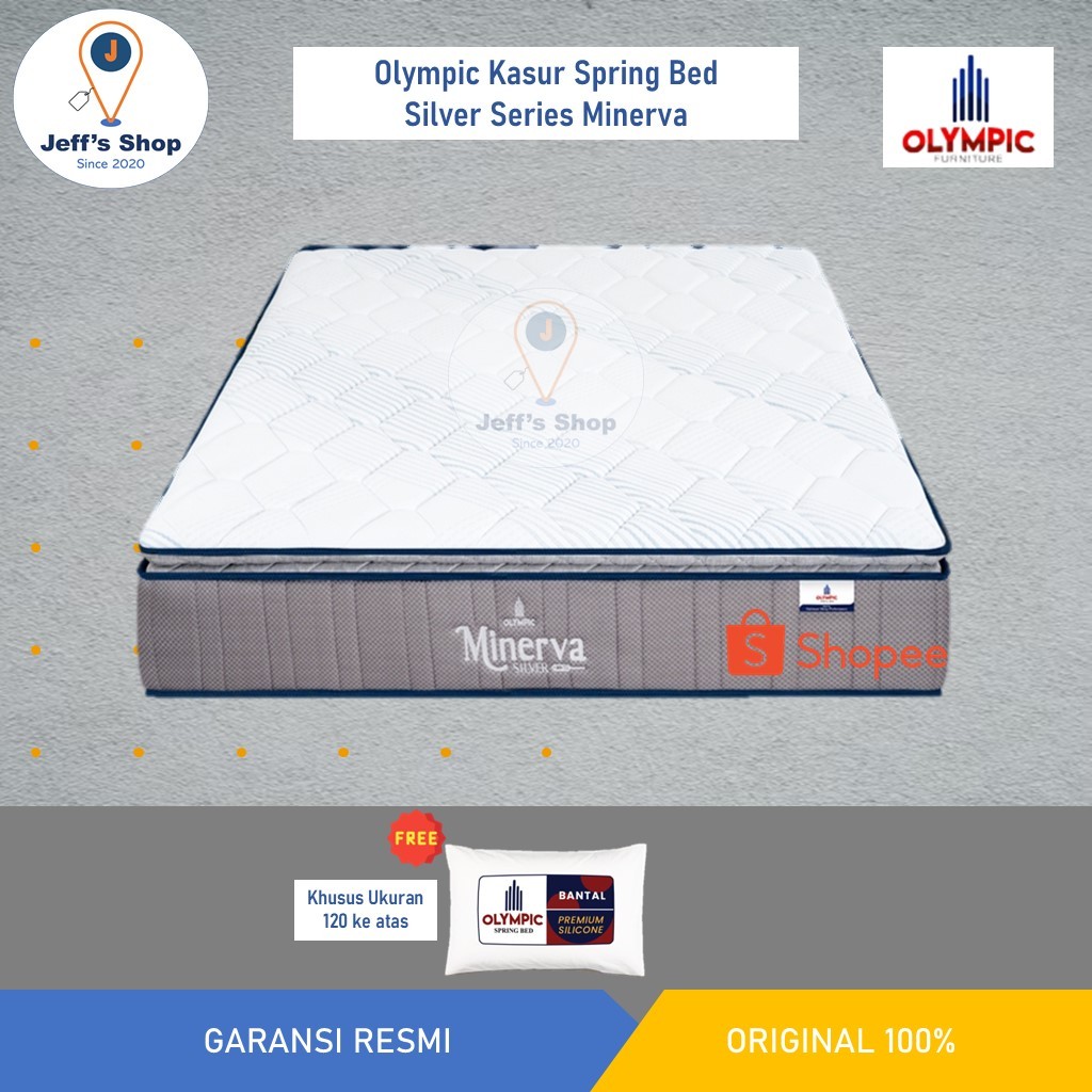 Olympic Kasur Spring Bed Silver Series Minerva