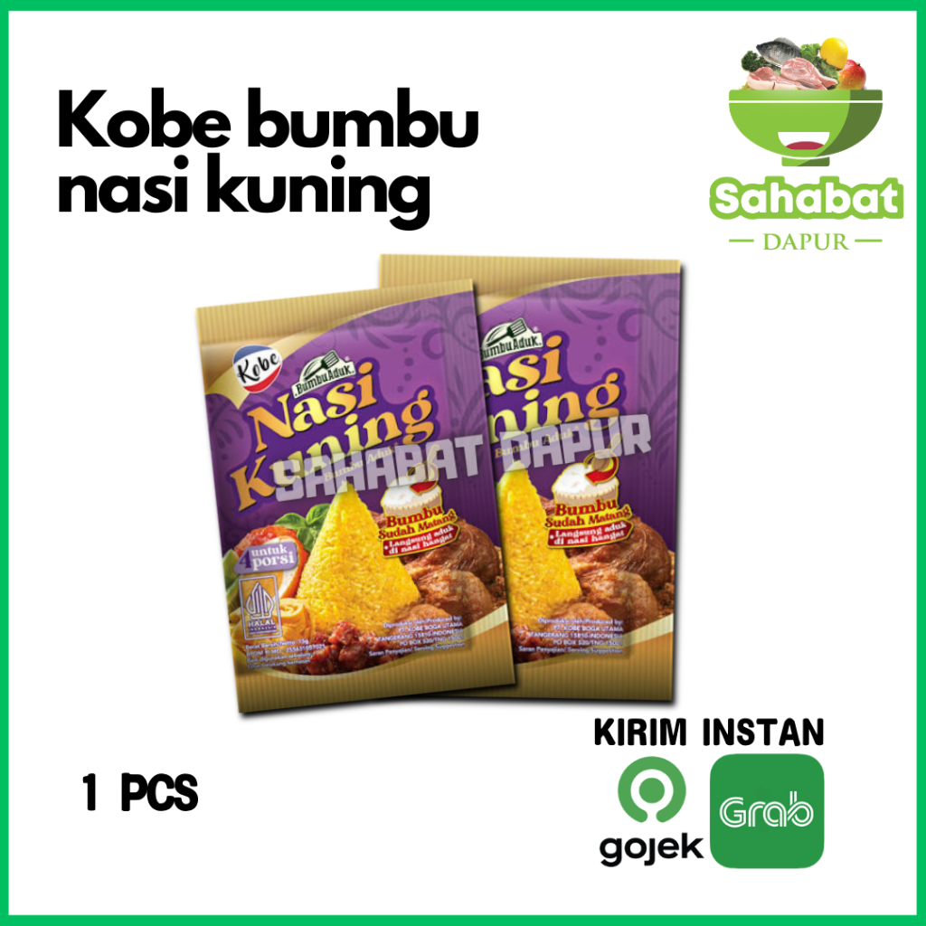 

Kobe Nasi Kuning / Bumbu Aduk - Sahabatdapur