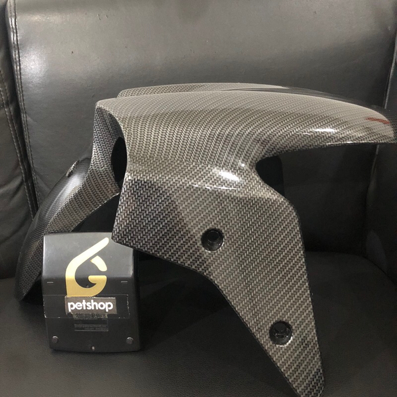 Spakbor/Slebor depan kawasaki Ninja Karbu/Ninbu/250r 2008-2011 Karbon/Carbon Celup wtp bukan merk Ka