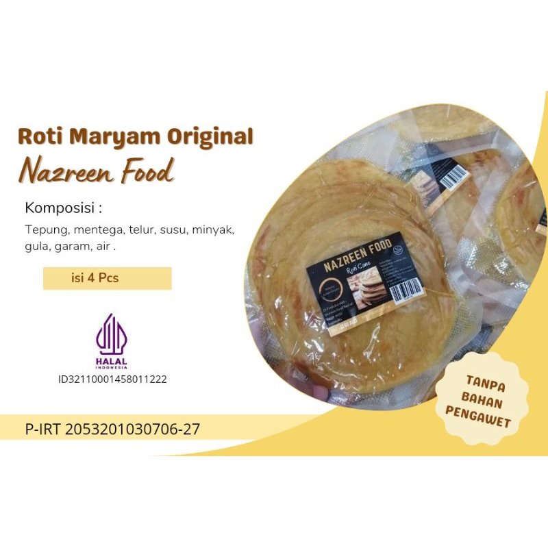 

Roti Maryam / Cane Original